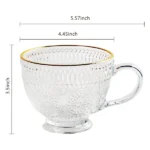 Romantic glassware for home