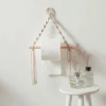Rustic towel hanger