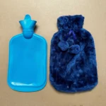 Warm comfort bottle with fur cover