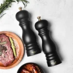 Wood pepper grinder mill