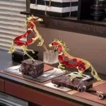 Modern horse sculpture decor