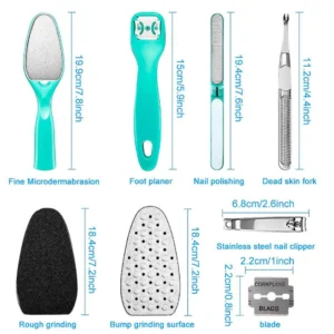 7-piece pedicure set