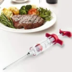 Flavor syringe for grilling