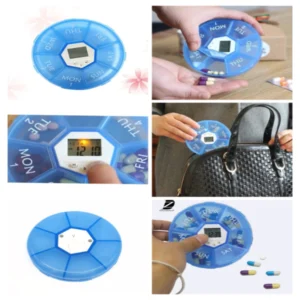 Medicine storage case with alarm