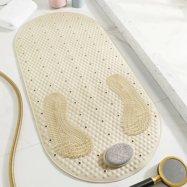 Water-resistant PVC toilet mat