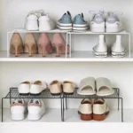 Adjustable sink storage rack