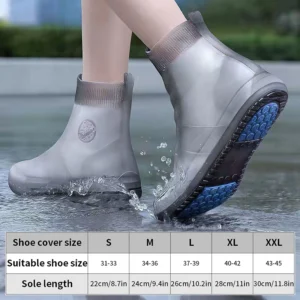 Non-slip outdoor shoe cover