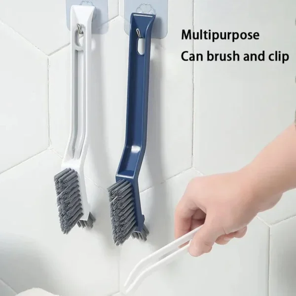 Hard bristle floor brush for grout