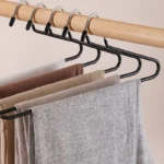 Stainless steel space-saving hangers