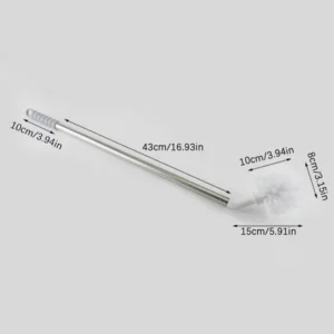 Nylon bristle bottle cleaning brush