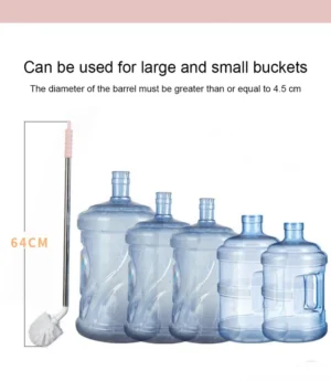 Bendable bottle cleaning tool