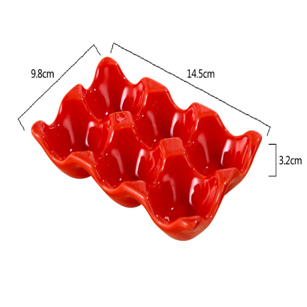 ceramic egg tray