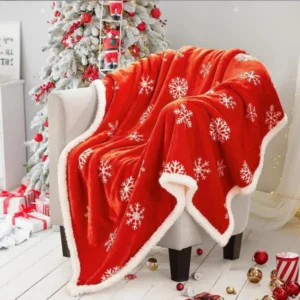 warm Xmas throw
