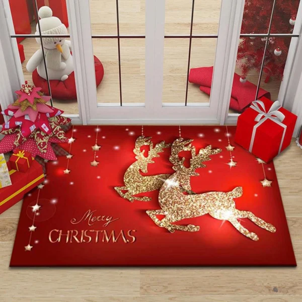 Christmas door rug