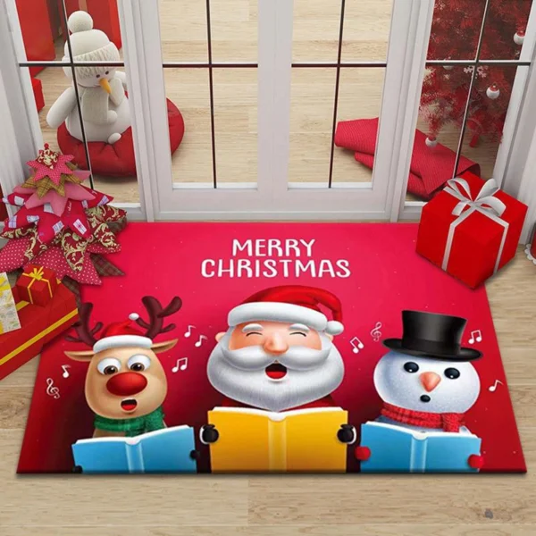 indoor/outdoor Christmas mat