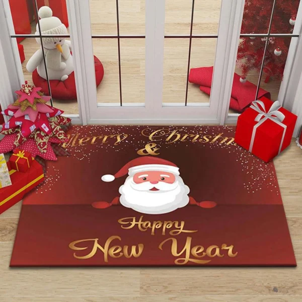 cartoon Christmas doormat