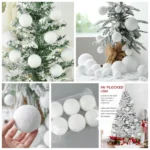 White Snow balls