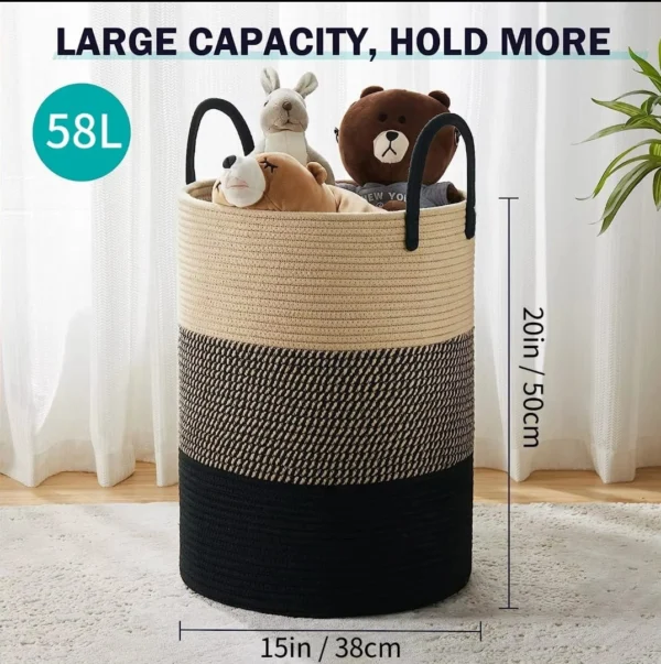 pillow storage basket