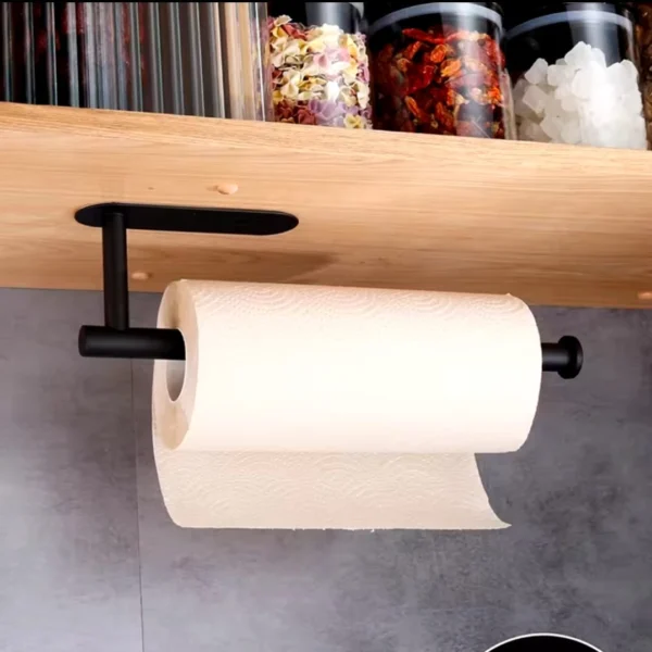 adhesive paper towel holder