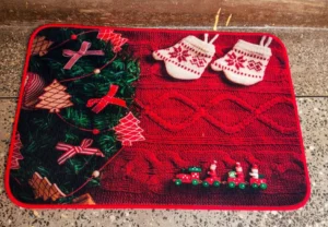 Christmas Themed Door Mat
