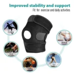 Adjustable knee strap