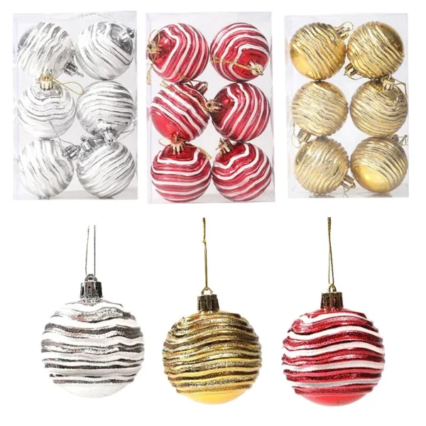 Plastic Christmas Ball Set