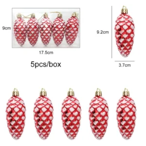 Christmas pine cone balls