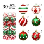 Xmas round ball ornaments