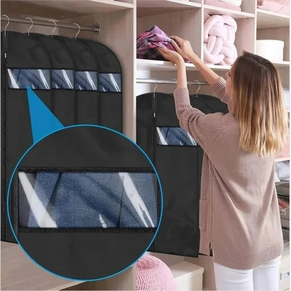 Wardrobe hanging protector