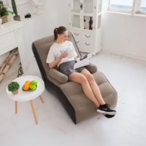 New Design Inflatable Seat with Armrest / Lazy Sofa (FREE PUMP Included)