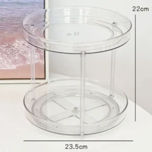 2-layer rotating organizer