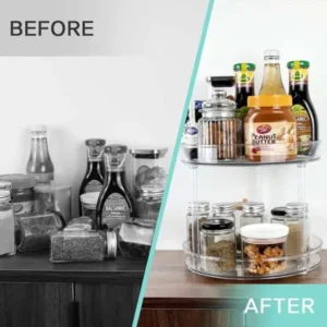 Lazy Susan spice rack