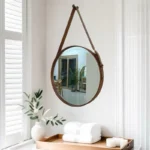 Round decorative mirror