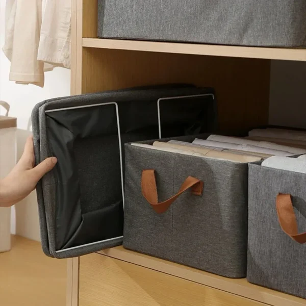 Hard fabric storage box