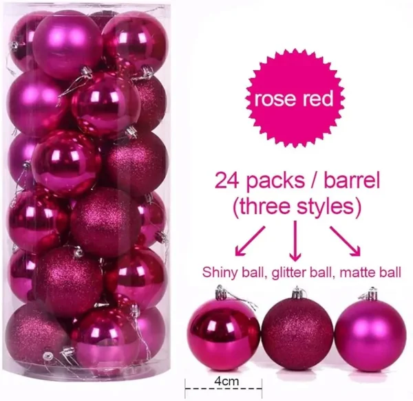 Decorative Christmas baubles