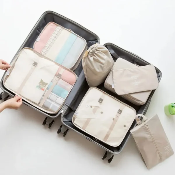 suitcase storage bags set
