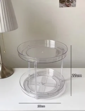 Rotating shelf organizer