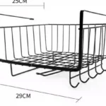 metallic storage rack