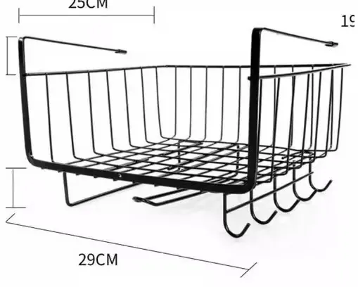 metallic storage rack