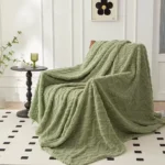 Solid Color Flannel Blanket 13 Winter throw blanket