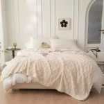 Solid Color Flannel Blanket 15 Lightweight warm blanket