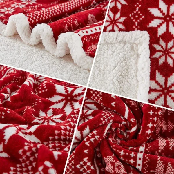 festive sofa blanket