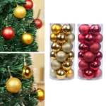 24pcs Set Christmas Balls
