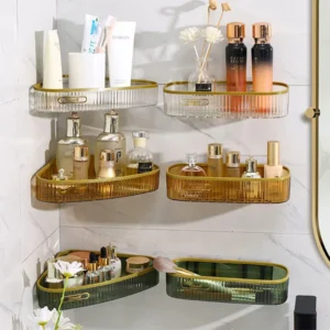 Acrylic Fancy Bathroom Shelf
