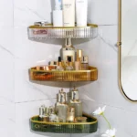 Elegant acrylic bathroom shelf