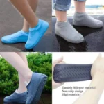 Thickened silicone shoe cover