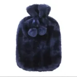 Hot Water Bottle with Fur Fleece Cover 9 plush hot water bottle