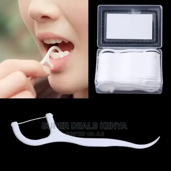 Disposable floss toothpicks for oral care