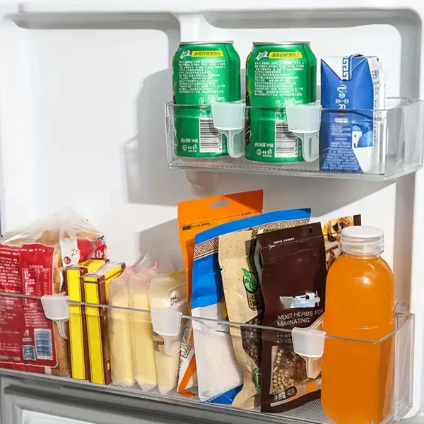 Clear fridge divider for neat organization