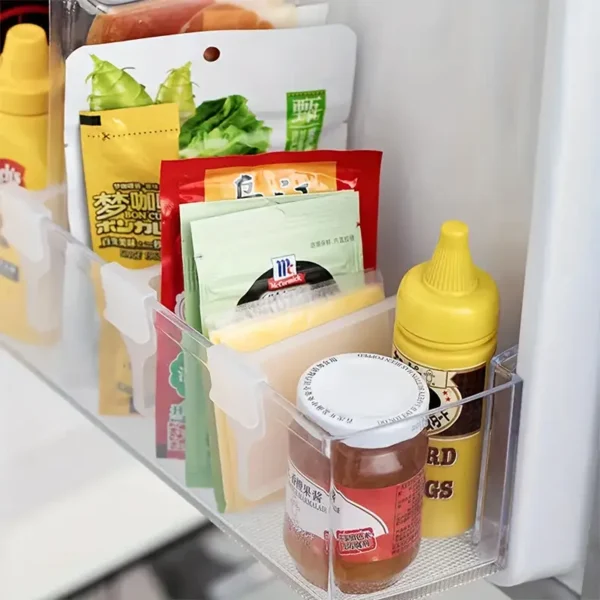 Durable transparent fridge separators